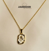 Elegant Gold Floral Necklace