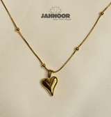 Minimalist Gold Heart Dainty Necklace
