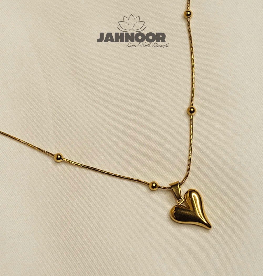 Minimalist Gold Heart Dainty Necklace