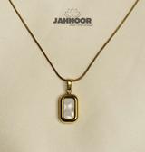 Minimalist Gold Shell Necklace