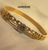Gold Cut-Out Design Bracelet