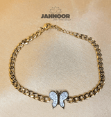 Gold Butterfly Chain Bracelet