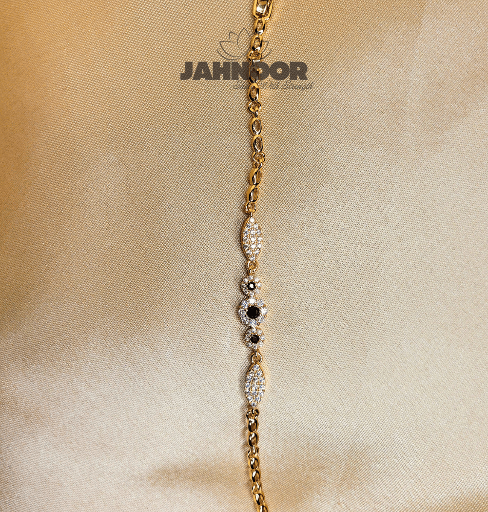Gold Plated Zircon Bracelet.