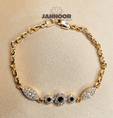 Gold Plated Zircon Bracelet.