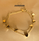 Minimalist Gold Open Heart Bracelet