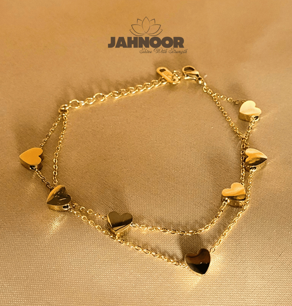 Minimalist Gold Open Heart Bracelet
