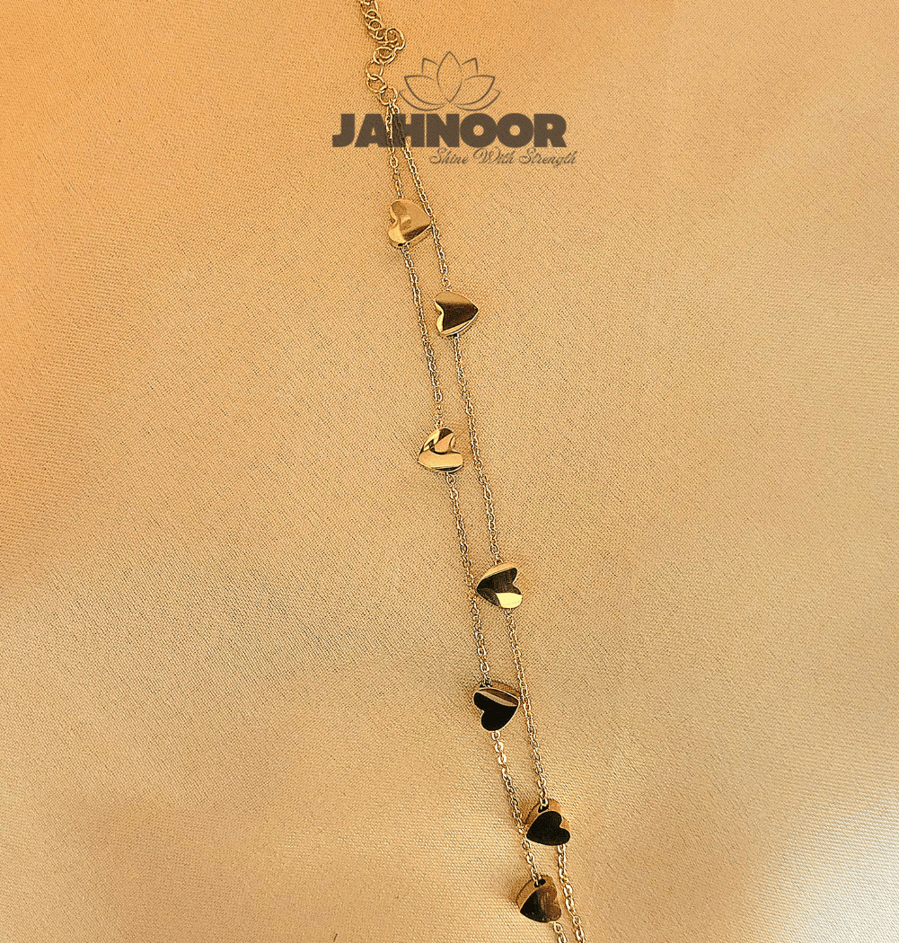 Minimalist Gold Open Heart Bracelet