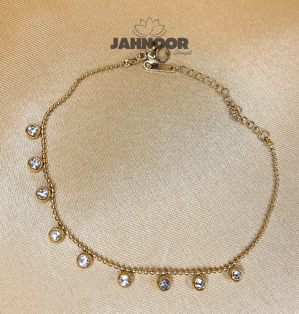 Gemstone Beaded Chain Bracelet