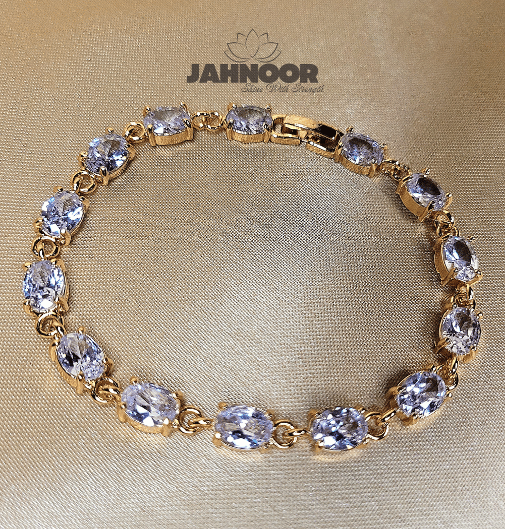Oval Cubic Zircon Bracelet